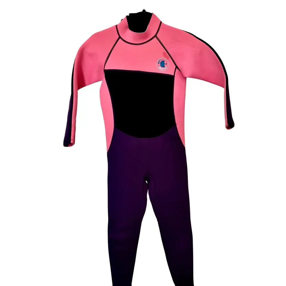 REALON Girls 2mm Neoprene Full Wetsuit Diving Surfing Swim Long Sleeve Kids XXL